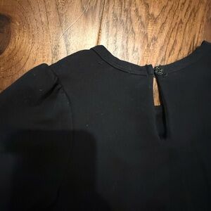 Habitual Black Top with Gold Buttons